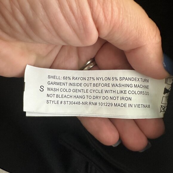 2/$30 NWT Stoosh Contour Ponte Pants Black Small #A0254 TRB2 - Picture 10 of 11